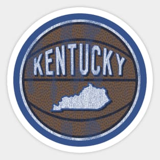 Kentucky Vintage Basketball Sticker